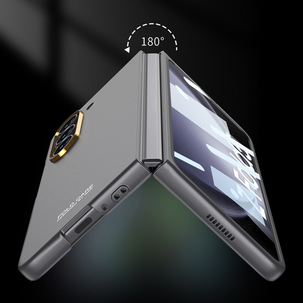 GKK til Samsung Galaxy Z Fold5 5G stødsikker etui hårdt pc-telefoncover med hærdet glasfilm GKK til Samsung Galaxy Z Fold5 5G stødsikker etui hårdt pc-telefoncover med hærdet glasfilm